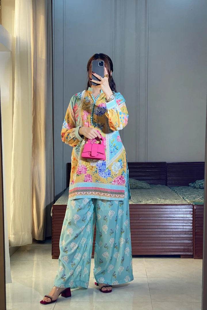 2pcs lawn (zaibi) - Insha wear