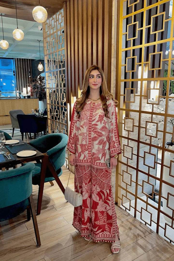 2pcs lawn (Hira) - Insha wear