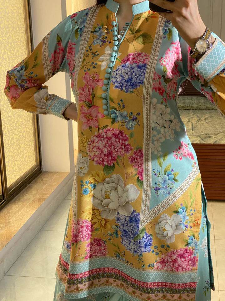 2pcs lawn (zaibi) - Insha wear