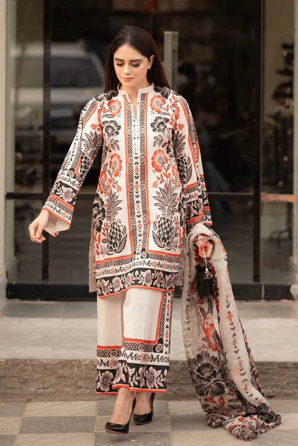 3pcs lawn (ifrah) - Insha wear