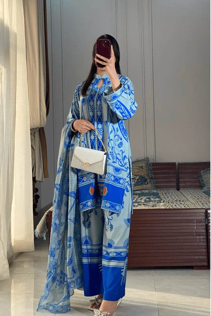 3pcs lawn (komal) - Insha wear