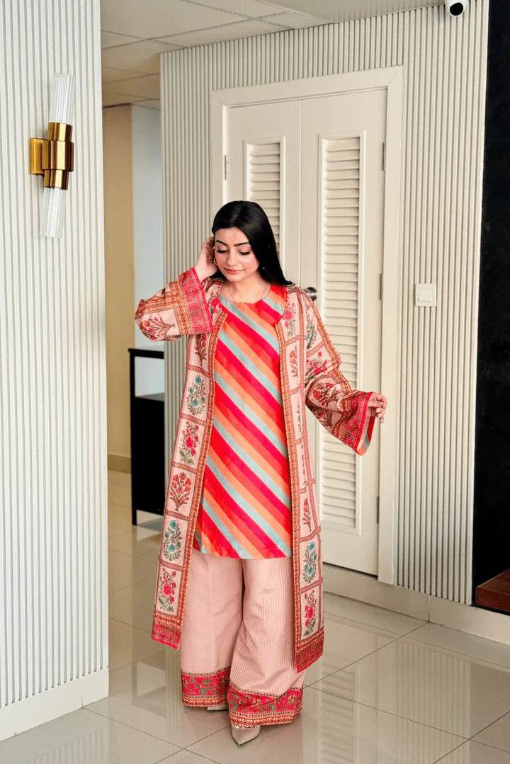 3pcs lawn (nazo) - Insha wear