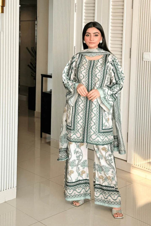 3pcs lawn (sandal) - Insha wear