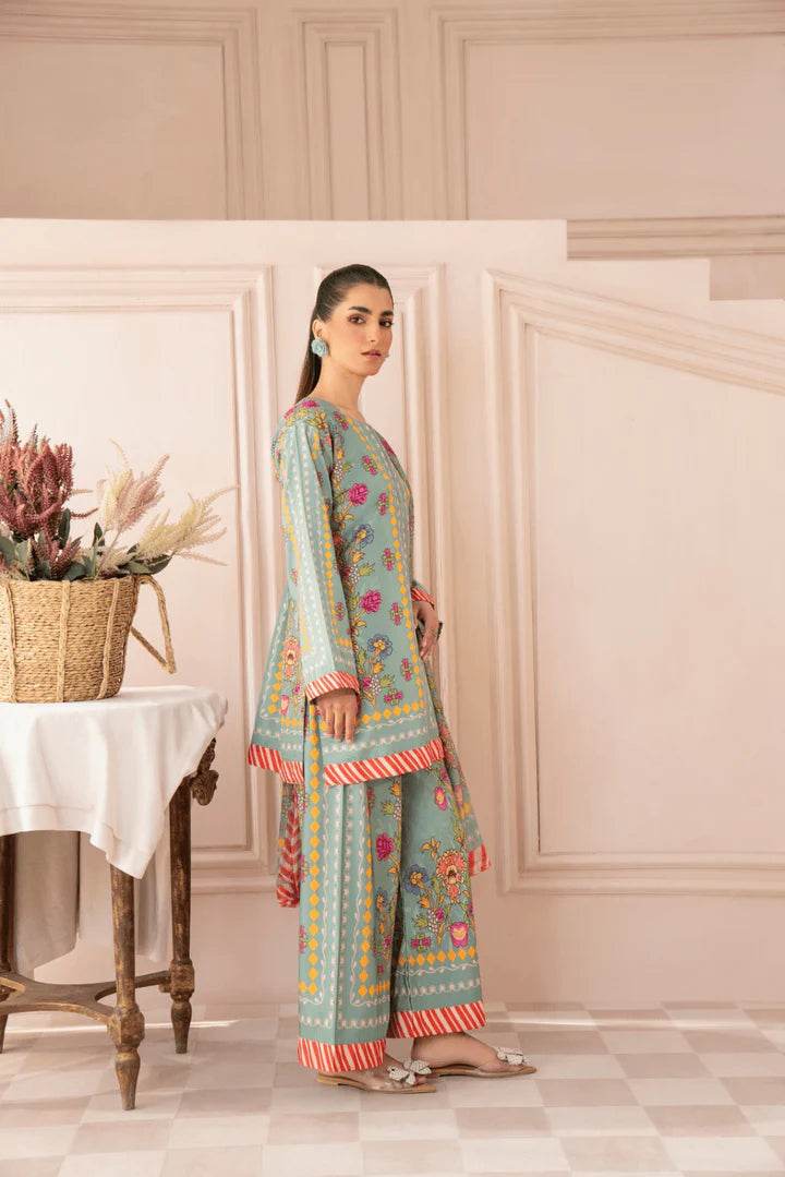 3pcs lawn (seemal) - Insha wear