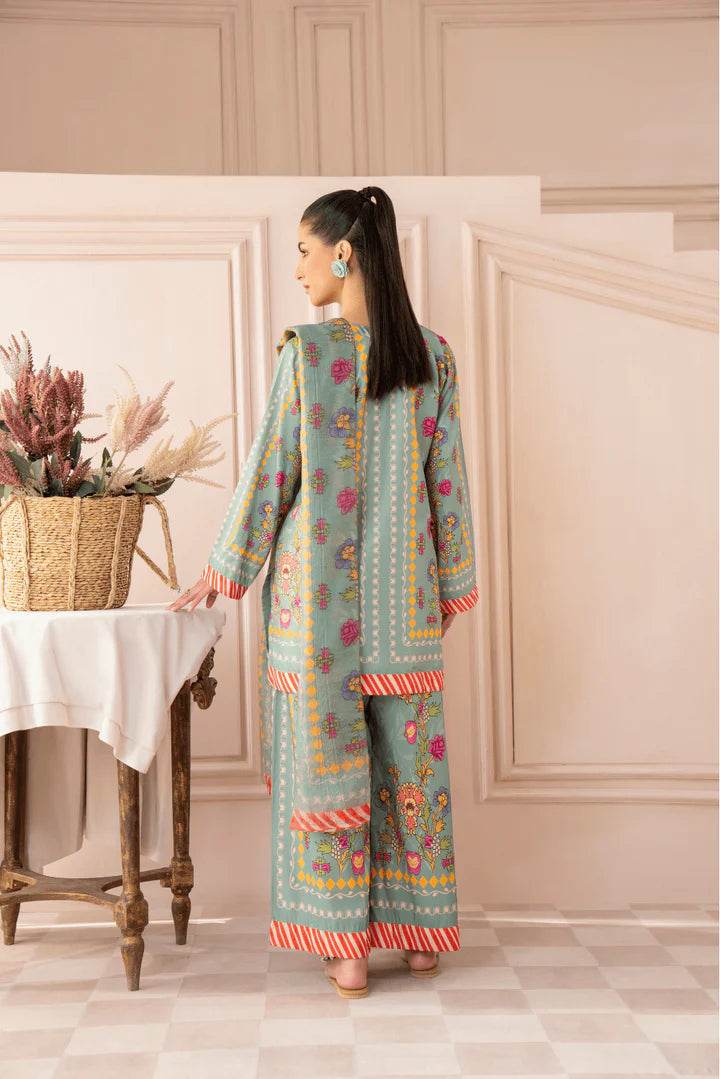 3pcs lawn (seemal) - Insha wear