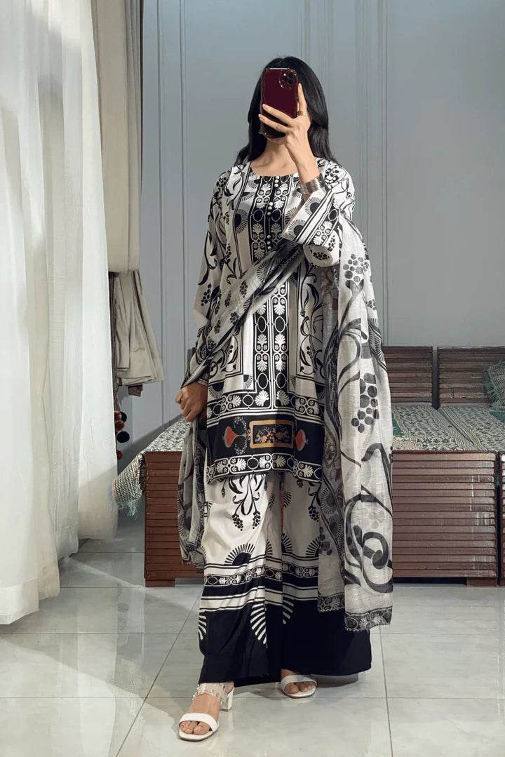 3pcs lawn (sehar) - Insha wear