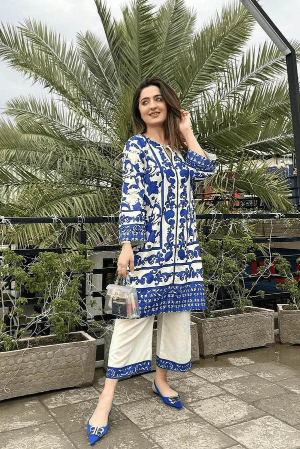 2pcs lawn (Farah) - Insha wear