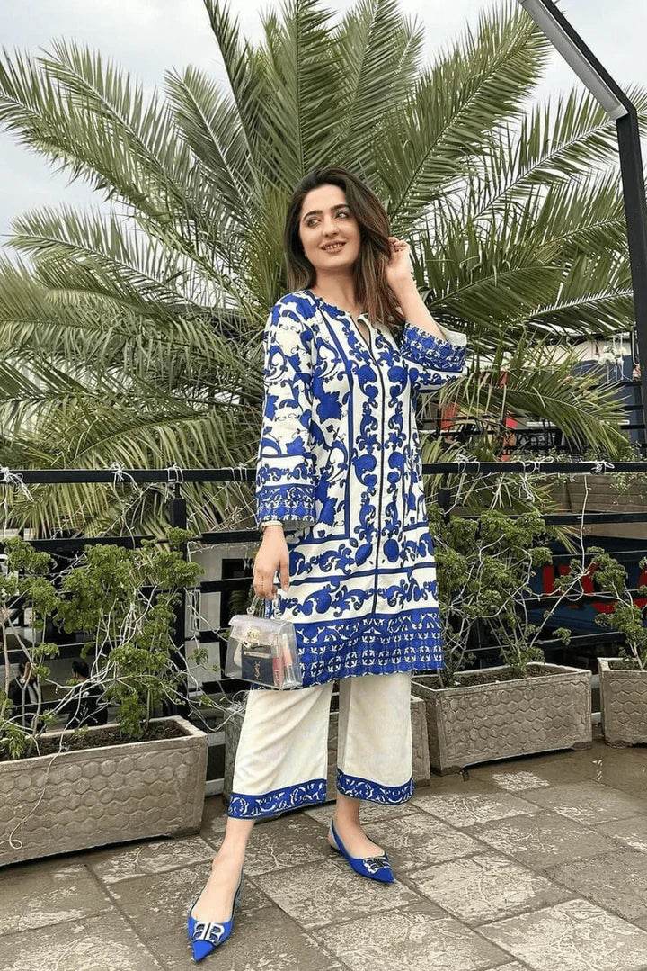 2pcs lawn (Farah) - Insha wear